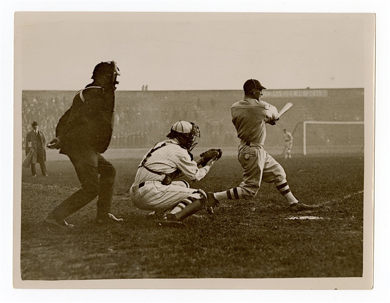 1924 US Baseball Tour Muddy Ruel and Hank Gowdy Photograph