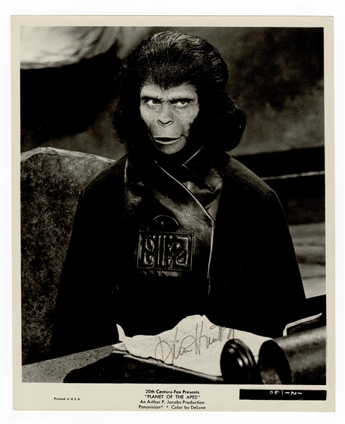 Kim Hunter Signed "Planet of the Apes" Publicity Photograph JSA