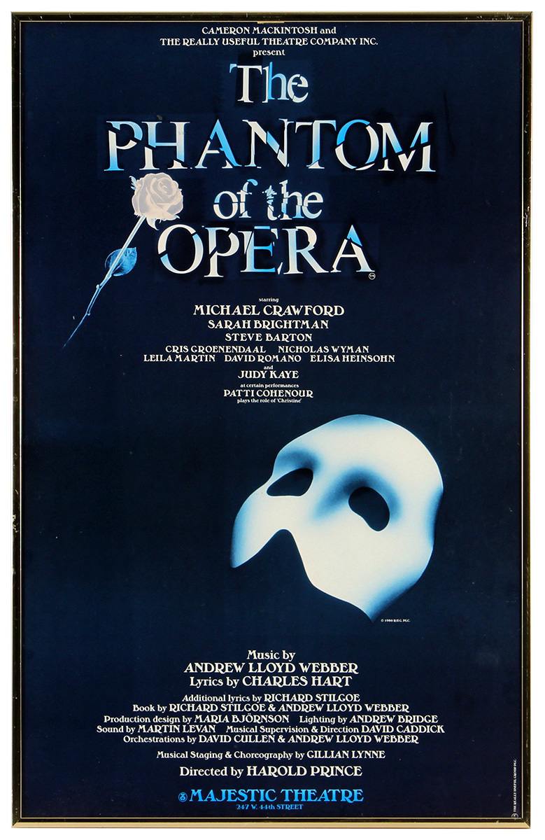 phantom of the opera broadway theater address