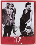 U2 Full Band Signed Promotional Poster