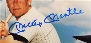 Mickey Mantle Signed Photograph JSA 