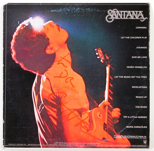 Carlos Santana Signed & Inscribed "Festival" Album JSA