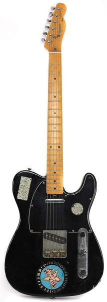 The Clash Joe Strummer Owned and Recording Used Fender Squier Telecaster Guitar