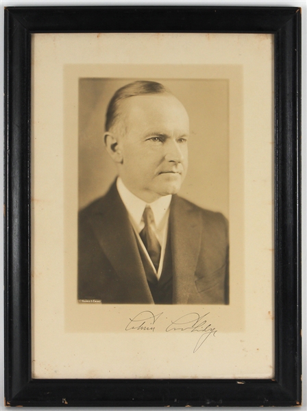 Calvin Coolidge Signed Photograph JSA