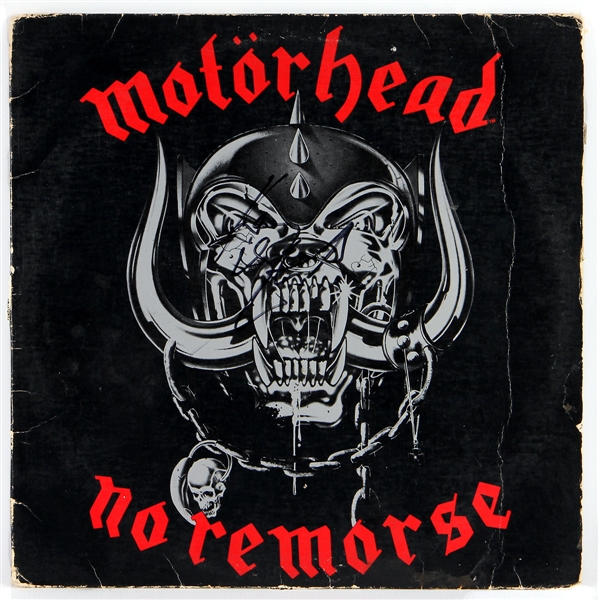 Motorhead Lemmy Kilmister Signed “No Remorse” Album