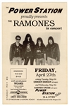 Ramones Original Power Station Concert Flyer