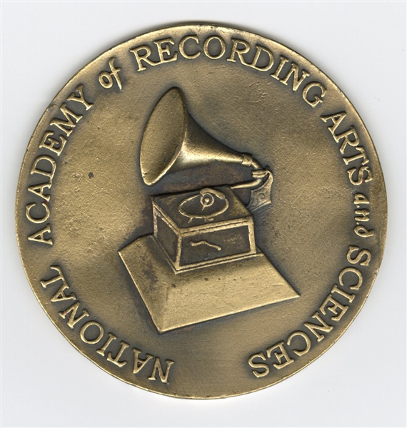 Sammy Davis, Jr.s Personal 1967 Grammy Medal