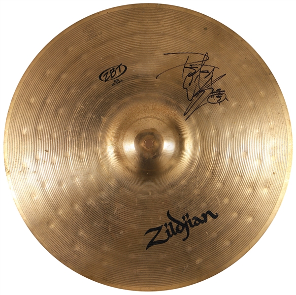 KISS Peter Criss Signed Cymbal