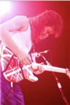 Eddie Van Halen Personally Owned, Signed and Heavily Stage Played Custom 1986 Kramer Striped Guitar