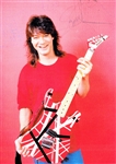 Eddie Van Halen Personally Owned, Signed and Heavily Stage Played Custom 1986 Kramer Striped Guitar
