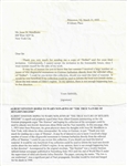 Albert Einstein Historic 1935 Signed Typewritten German Letter Warning About Hitler