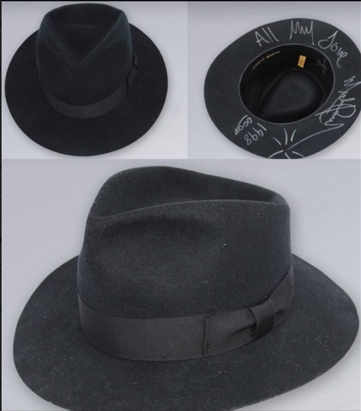 Michael Jackson Signed and Stage Used Fedora