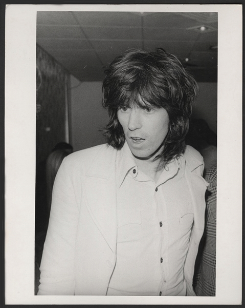 Keith Richards Original Photograph With Kate Simon Photo Credit