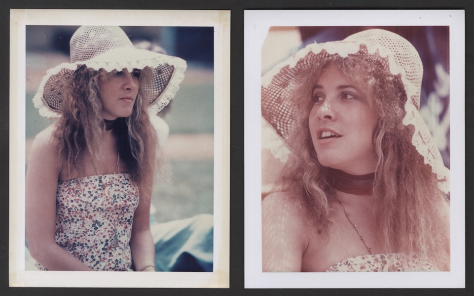 Stevie Nicks Original Test Polaroid Photographs