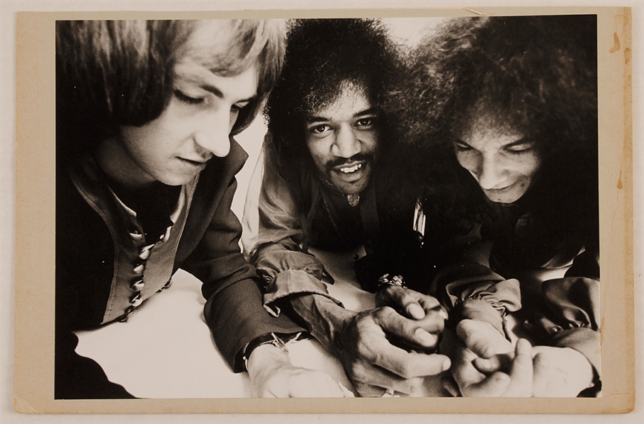 Jimi Hendrix Experience Original Ron Raffaelli Signed and Stamped Photograph