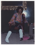 Jimi Hendrix Original Jeffrey Mayer Stamped Photograph