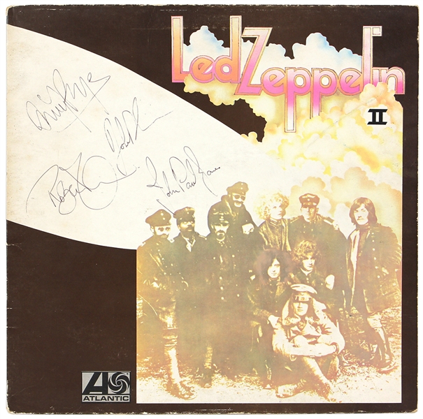 Led Zeppelin Band Signed "Led Zeppelin II" Album With John Bonham JSA