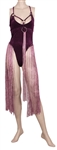 Cardi B "Femme It Forward" Tour Stage Worn Custom Purple Fringe Costume