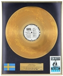 Tom Petty Gold Record “Full Moon River” Presented to Tom Petty