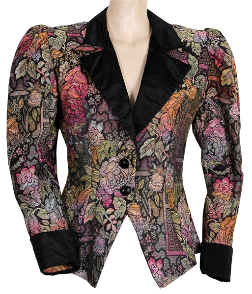 Janet Jackson Owned & Worn Tapestry Tuxedo Jacket