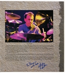 Rush Neil Peart Stage Used Drumsticks and Band Signed Tour Programs