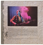 Rush Neil Peart Stage Used Drumsticks and Band Signed Tour Programs