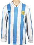 Diego Maradona 10/31/93 International Match Worn Jersey