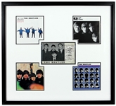 The Beatles Signed Parlophone Promotional Card Frank Caiazzo LOA