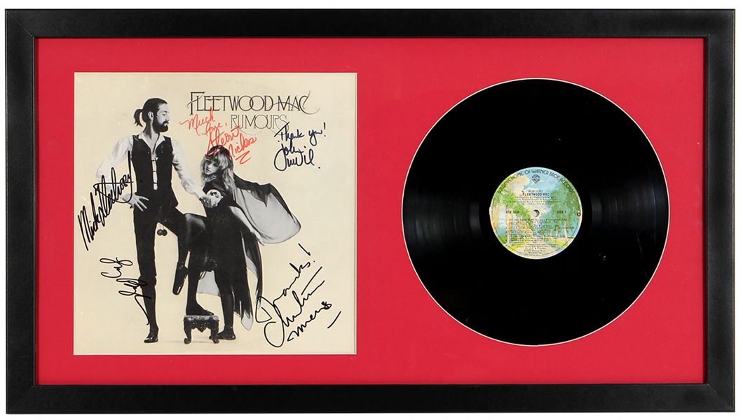 Fleetwood Mac Signed “Rumours” Album