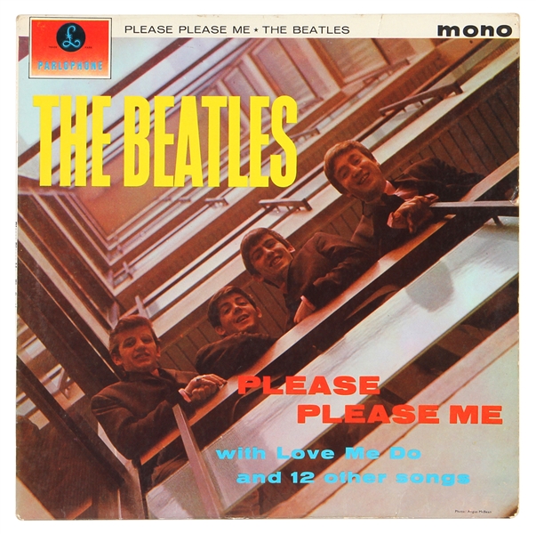 The Beatles “Please Please Me” 1ST UK Mono “Black and Gold” Pressing LP PMC 1202