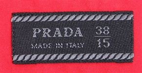 Michael Jackson Owned & Worn Long-Sleeved Red Prada Shirt