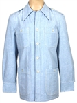 Elvis Presley Owned & Worn Fred Segal Light Blue Shirt Jacket