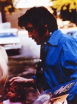 Elvis Presley Owned and Worn Iconic Royal Blue IC Costume Company Shirt