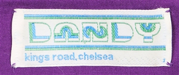 Jimi Hendrix Owned & Worn Purple Dandy's Velvet Nehru-Style Collar Tunic