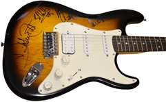 Eddie Van Halen Hot Rod, Signed Guitar, File Copy of Title and Autographs 