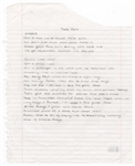 Drake These Parts Handwritten Lyrics Beckett