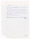 Drake Facts of Life Handwritten Lyrics Beckett