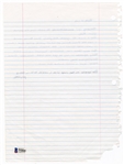 Drake Facts of Life Handwritten Lyrics Beckett