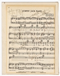 The Rolling Stones Signed "Jumpin Jack Flash" Sheet Music JSA