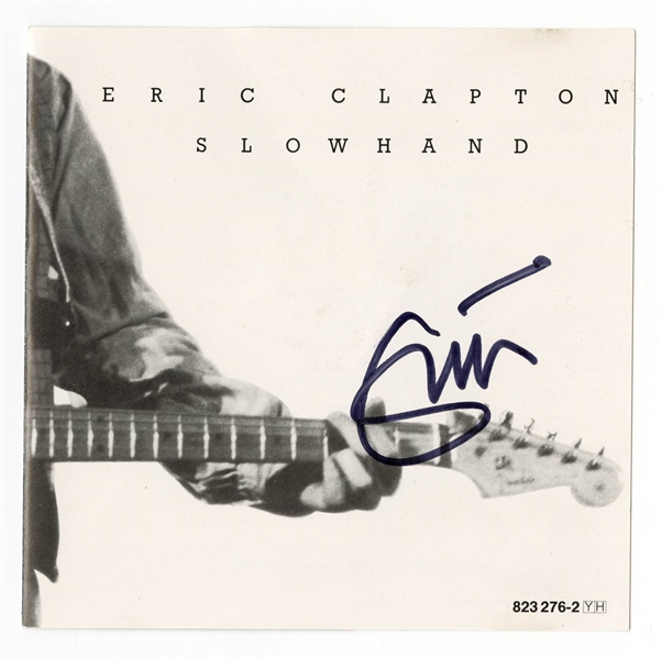 Eric Clapton Signed "Slowhand"  CD JSA