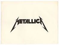 Jonny Z's Metallica Original Logo Artwork Archive with Signed and Handwritten Folder