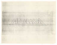 Jonny Z's Metallica Original Logo Artwork Archive with Signed and Handwritten Folder