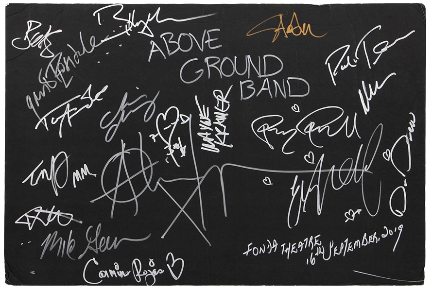 Above Ground Benefit Signed Poster Board with Jack Black