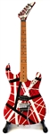 Eddie Van Halen Personally Owned, Signed and Heavily Stage Played Custom 1986 Kramer Striped Guitar