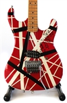 Eddie Van Halen Personally Owned, Signed and Heavily Stage Played Custom 1986 Kramer Striped Guitar
