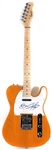 Bruce Springsteen Signed Butterscotch Fender Squier Telecaster Guitar