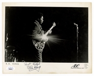 B.B. King Signed Photograph JSA