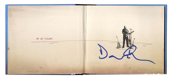 David Gilmour Signed "On an Island" CD Cover FA