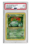 1999 Pokémon Base Set 1st Edition Shadowless Holo-Venusaur #15 PSA MINT 9