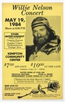 Willie Nelson Original 1984 Concert Poster